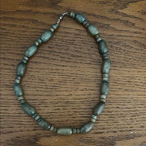Elegant Green Beaded Necklace